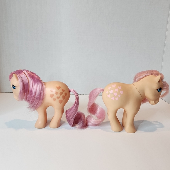 Vintage 1980s G1 My Little Pony Set with Regular & Italian "Peachy" - Picture 2 of 9